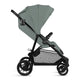 Carucior sport, Lionelo, Emerald, Pliere cu o mana, Copertina XXL UPF50+, Spatar reglabil, Suspensie completa, Roti EVA, 6- 48 luni, Pana la 22 kg, Verde