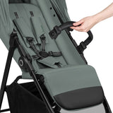 Carucior sport, Lionelo, Emerald, Pliere cu o mana, Copertina XXL UPF50+, Spatar reglabil, Suspensie completa, Roti EVA, 6- 48 luni, Pana la 22 kg, Verde
