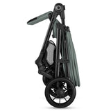 Carucior sport, Lionelo, Emerald, Pliere cu o mana, Copertina XXL UPF50+, Spatar reglabil, Suspensie completa, Roti EVA, 6- 48 luni, Pana la 22 kg, Verde