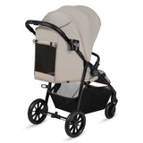 Carucior sport, Lionelo, Emerald, Pliere cu o mana, Copertina XXL UPF50+, Spatar reglabil, Suspensie completa, Roti EVA, 6- 48 luni, Pana la 22 kg, Bej