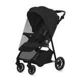 Carucior sport, Lionelo, Emma One, Cu tavita, Suport pahar, Plasa de tantari, Roti EVA, Maner reglabil, Pana la 22 kg, 6 luni+, Conform cu EN1888-1, Gri