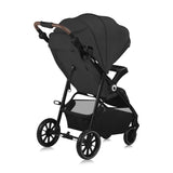 Carucior sport, Lionelo, Emma One, Cu tavita, Suport pahar, Plasa de tantari, Roti EVA, Maner reglabil, Pana la 22 kg, 6 luni+, Conform cu EN1888-1, Gri