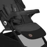 Carucior sport, Lionelo, Emma One, Cu tavita, Suport pahar, Plasa de tantari, Roti EVA, Maner reglabil, Pana la 22 kg, 6 luni+, Conform cu EN1888-1, Gri