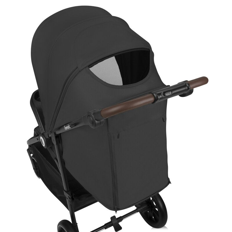 Carucior sport, Lionelo, Emma One, Cu tavita, Suport pahar, Plasa de tantari, Roti EVA, Maner reglabil, Pana la 22 kg, 6 luni+, Conform cu EN1888-1, Gri - gogobaby.ro