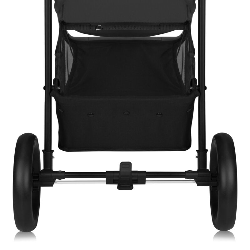 Carucior sport, Lionelo, Emma One, Cu tavita, Suport pahar, Plasa de tantari, Roti EVA, Maner reglabil, Pana la 22 kg, 6 luni+, Conform cu EN1888-1, Gri - gogobaby.ro