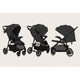 Carucior sport, Lionelo, Emma One, Cu tavita, Suport pahar, Plasa de tantari, Roti EVA, Maner reglabil, Pana la 22 kg, 6 luni+, Conform cu EN1888-1, Gri