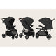 Carucior sport, Lionelo, Emma One, Cu tavita, Suport pahar, Plasa de tantari, Roti EVA, Maner reglabil, Pana la 22 kg, 6 luni+, Conform cu EN1888-1, Gri