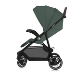 Carucior sport, Lionelo, Emma One, Cu tavita, Suport pahar, Plasa de tantari, Roti EVA, Maner reglabil, Pana la 22 kg, 6 luni+, Conform cu EN1888-1, Verde