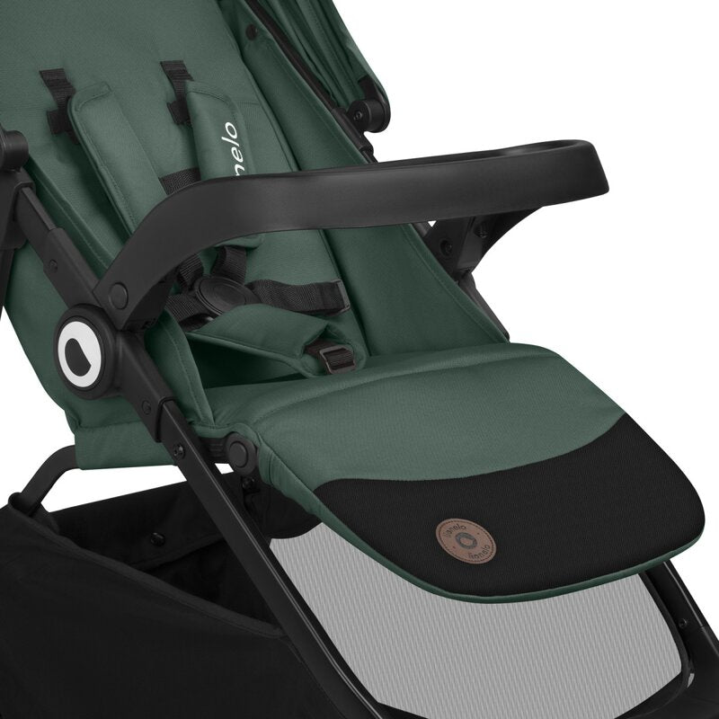Carucior sport, Lionelo, Emma One, Cu tavita, Suport pahar, Plasa de tantari, Roti EVA, Maner reglabil, Pana la 22 kg, 6 luni+, Conform cu EN1888-1, Verde - gogobaby.ro