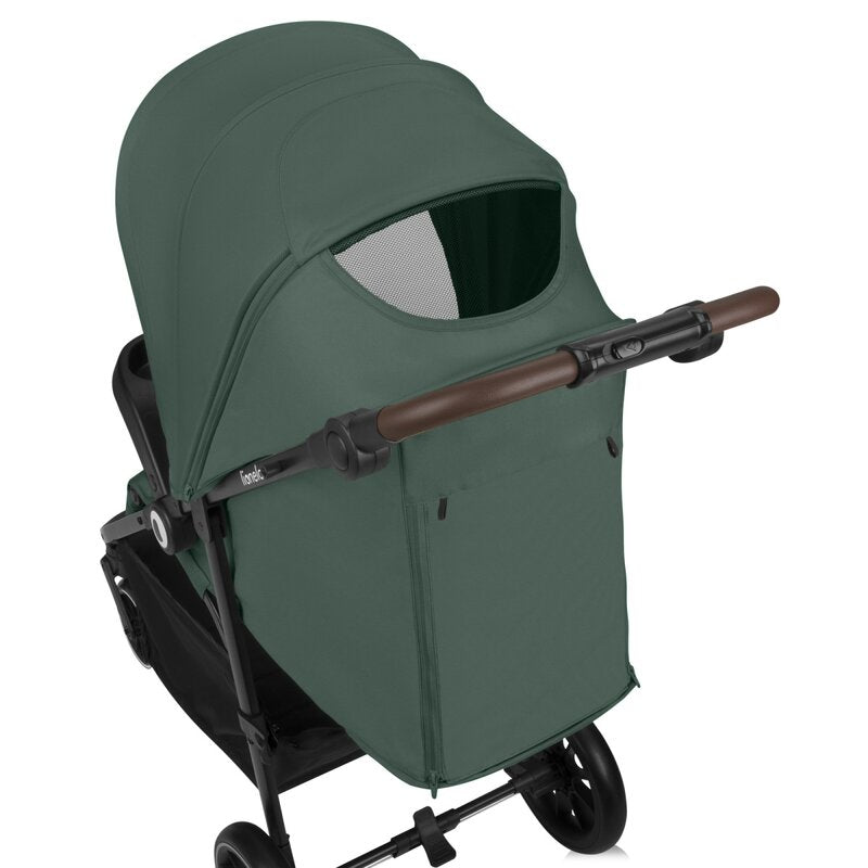 Carucior sport, Lionelo, Emma One, Cu tavita, Suport pahar, Plasa de tantari, Roti EVA, Maner reglabil, Pana la 22 kg, 6 luni+, Conform cu EN1888-1, Verde - gogobaby.ro