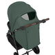 Carucior sport, Lionelo, Emma One, Cu tavita, Suport pahar, Plasa de tantari, Roti EVA, Maner reglabil, Pana la 22 kg, 6 luni+, Conform cu EN1888-1, Verde