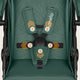 Carucior sport, Lionelo, Emma One, Cu tavita, Suport pahar, Plasa de tantari, Roti EVA, Maner reglabil, Pana la 22 kg, 6 luni+, Conform cu EN1888-1, Verde
