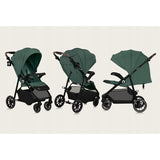 Carucior sport, Lionelo, Emma One, Cu tavita, Suport pahar, Plasa de tantari, Roti EVA, Maner reglabil, Pana la 22 kg, 6 luni+, Conform cu EN1888-1, Verde