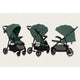 Carucior sport, Lionelo, Emma One, Cu tavita, Suport pahar, Plasa de tantari, Roti EVA, Maner reglabil, Pana la 22 kg, 6 luni+, Conform cu EN1888-1, Verde