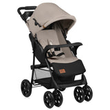 Carucior sport, Lionelo, Emma Plus, Cu tavita, 2 Suporturi pentru pahar, Geanta accesorii, Conform cu standardul european de securitate EN1888-1, Bej