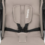 Carucior sport, Lionelo, Emma Plus, Cu tavita, 2 Suporturi pentru pahar, Geanta accesorii, Conform cu standardul european de securitate EN1888-1, Bej