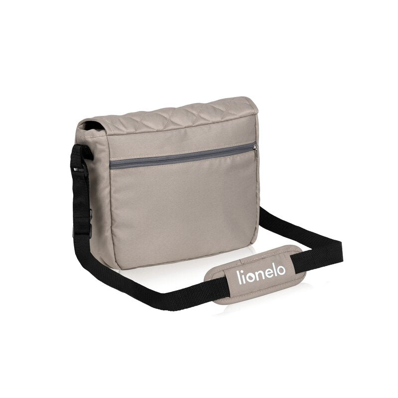 Carucior sport, Lionelo, Emma Plus, Cu tavita, 2 Suporturi pentru pahar, Geanta accesorii, Conform cu standardul european de securitate EN1888-1, Bej - gogobaby.ro