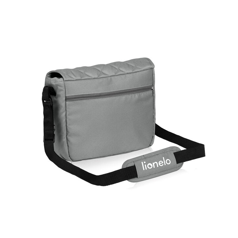 Carucior sport, Lionelo, Emma Plus, Cu tavita, 2 Suporturi pentru pahar, Geanta accesorii, Conform cu standardul european de securitate EN1888-1, Gri