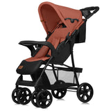 Carucior sport, Lionelo, Emma Plus, Cu tavita, 2 Suporturi pentru pahar, Geanta accesorii, Conform cu standardul european de securitate EN1888-1, Roz