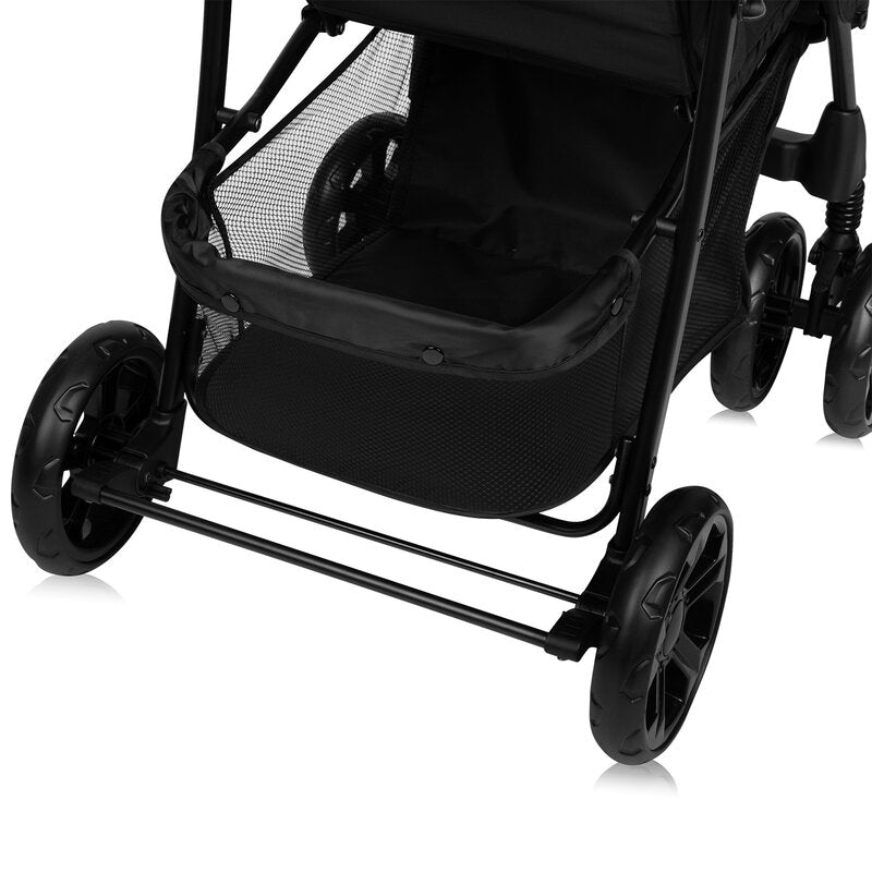 Carucior sport, Lionelo, Emma Plus, Cu tavita, 2 Suporturi pentru pahar, Geanta accesorii, Conform cu standardul european de securitate EN1888-1, Verde - gogobaby.ro