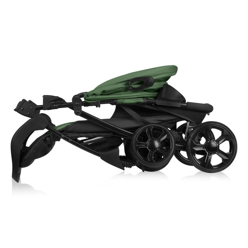 Carucior sport, Lionelo, Emma Plus, Cu tavita, 2 Suporturi pentru pahar, Geanta accesorii, Conform cu standardul european de securitate EN1888-1, Verde