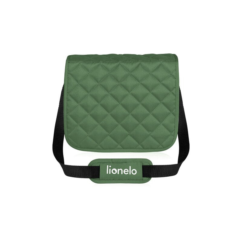 Carucior sport, Lionelo, Emma Plus, Cu tavita, 2 Suporturi pentru pahar, Geanta accesorii, Conform cu standardul european de securitate EN1888-1, Verde