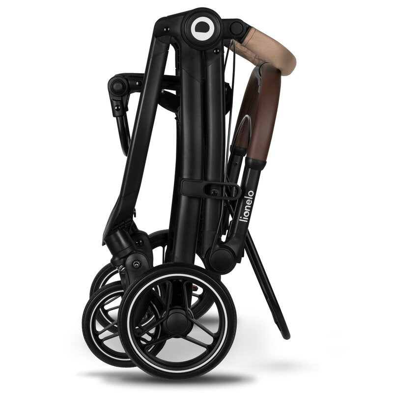 Carucior sport, Lionelo, Ingrid, Capotina impermeabila cu filtru UPF50+, Pana la 22 Kg, Spatar reglabil in 3 pozitii, Include suport pahar si plasa de tantari, Sistem pentru pliere automata, 6 luni+, Bej - gogobaby.ro