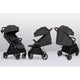 Carucior sport, Lionelo, Ingrid, Capotina impermeabila cu filtru UPF50+, Pana la 22 Kg, Spatar reglabil in 3 pozitii, Include suport pahar si plasa de tantari, Sistem pentru pliere automata, 6 luni+, Gri