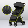 Carucior sport, Lionelo, Ingrid, Capotina impermeabila cu filtru UPF50+, Pana la 22 Kg, Spatar reglabil in 3 pozitii, Include suport pahar si plasa de tantari, Sistem pentru pliere automata, 6 luni+, Gri