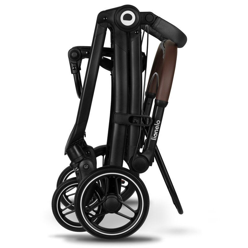Carucior sport, Lionelo, Ingrid, Capotina impermeabila cu filtru UPF50+, Pana la 22 Kg, Spatar reglabil in 3 pozitii, Include suport pahar si plasa de tantari, Sistem pentru pliere automata, 6 luni+, Gri