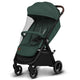Carucior sport, Lionelo, Ingrid, Capotina impermeabila cu filtru UPF50+, Pana la 22 Kg, Spatar reglabil in 3 pozitii, Include suport pahar si plasa de tantari, Sistem pentru pliere automata, 6 luni+, Verde