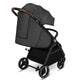 Carucior sport, Lionelo, Ingrid, Capotina impermeabila cu filtru UPF50+, Pana la 22 Kg, Spatar reglabil in 3 pozitii, Include suport pahar si plasa de tantari, Sistem pentru pliere automata, 6 luni+, Gri