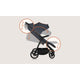 Carucior sport, Lionelo, Iva, Sustine 22 kg, 6 luni+, Capotina mare, Impermeabila, Protectie SPF 50+, 3 pozitii inclinare spatar, 8 pozitii inclinare suport picioare, 5 pozitii reglare maner, Include plasa de tantari si suport pentru biberon, Gri