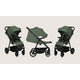 Carucior sport, Lionelo, Iva, Sustine 22 kg, 6 luni+, Capotina mare, Impermeabila, Protectie SPF 50+, 3 pozitii inclinare spatar, 8 pozitii inclinare suport picioare, 5 pozitii reglare maner, Include plasa de tantari si suport pt biberon, Verde
