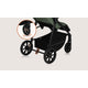 Carucior sport, Lionelo, Iva, Sustine 22 kg, 6 luni+, Capotina mare, Impermeabila, Protectie SPF 50+, 3 pozitii inclinare spatar, 8 pozitii inclinare suport picioare, 5 pozitii reglare maner, Include plasa de tantari si suport pt biberon, Verde