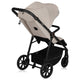 Carucior sport, Lionelo, Iva, Sustine 22 kg, 6 luni+, Capotina mare, Impermeabila, Protectie SPF 50+, 3 pozitii inclinare spatar, 8 pozitii inclinare suport picioare, 5 pozitii reglare maner, Include plasa de tantari si suport pentru biberon, Bej