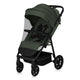 Carucior sport, Lionelo, Iva, Sustine 22 kg, 6 luni+, Capotina mare, Impermeabila, Protectie SPF 50+, 3 pozitii inclinare spatar, 8 pozitii inclinare suport picioare, 5 pozitii reglare maner, Include plasa de tantari si suport pt biberon, Verde