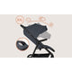 Carucior sport, Lionelo, Iva, Sustine 22 kg, 6 luni+, Capotina mare, Impermeabila, Protectie SPF 50+, 3 pozitii inclinare spatar, 8 pozitii inclinare suport picioare, 5 pozitii reglare maner, Include plasa de tantari si suport pentru biberon, Gri