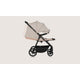 Carucior sport, Lionelo, Iva, Sustine 22 kg, 6 luni+, Capotina mare, Impermeabila, Protectie SPF 50+, 3 pozitii inclinare spatar, 8 pozitii inclinare suport picioare, 5 pozitii reglare maner, Include plasa de tantari si suport pentru biberon, Bej