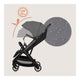 Carucior sport, Lionelo, Julie Air, Greutate redusa - 7.5 kg, Sustine 22 kg, 6 luni+, Capotina impermeabila, Protectie SPF 50+, Include suport sticla, Pliere compacta pentru calatorii, Conform cu EN1888-1 si EN1888-2, Gri