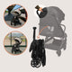 Carucior sport, Lionelo, Julie Air, Greutate redusa - 7.5 kg, Sustine 22 kg, 6 luni+, Capotina impermeabila, Protectie SPF 50+, Include suport sticla, Pliere compacta pentru calatorii, Conform cu EN1888-1 si EN1888-2, Negu Onyx