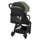 Carucior sport, Lionelo, Julie Air, Greutate redusa - 7.5 kg, Sustine 22 kg, 6 luni+, Capotina impermeabila, Protectie SPF 50+, Include suport sticla, Pliere compacta pentru calatorii, Conform cu EN1888-1 si EN1888-2, Verde Sage