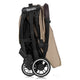 Carucior sport, Lionelo, Julie One, De la nastere, Greutate redusa, Cu accesorii, Cadru din aluminiu, 0-22 kg, Pliere compacta pentru avion, Conform cu standardele europene de securitate EN1888-1 si EN1888-2, Bej