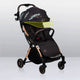 Carucior sport, Lionelo, Julie One, Editie limitata Golden Moments, De la nastere, Greutate redusa, Cu accesorii, Cadru din aluminiu, 0-22 kg, Pliere compacta pentru avion, Conform cu standardele europene de securitate EN1888-1 si EN1888-2, Negru