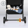 Carucior sport, Lionelo, Julie One, Editie limitata Golden Moments, De la nastere, Greutate redusa, Cu accesorii, Cadru din aluminiu, 0-22 kg, Pliere compacta pentru avion, Conform cu standardele europene de securitate EN1888-1 si EN1888-2, Negru - gogobaby.ro