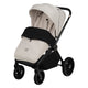 Carucior sport, Lionelo, Mika Plus, Cadru din aluminiu, Copertina XXL, Spatar reglabil in 3 pozitii, Cu accesorii, Pana la 22 kg, 6-48 luni; EN1888-1, EN1888-2 EN1466, Bej