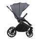 Carucior sport, Lionelo, Mika Plus, Cadru din aluminiu, Copertina XXL, Spatar reglabil in 3 pozitii, Cu accesorii, Pana la 22 kg, 6-48 luni; EN1888-1, EN1888-2 EN1466, Gri