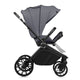 Carucior sport, Lionelo, Mika Plus, Cadru din aluminiu, Copertina XXL, Spatar reglabil in 3 pozitii, Cu accesorii, Pana la 22 kg, 6-48 luni; EN1888-1, EN1888-2 EN1466, Gri