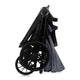 Carucior sport, Lionelo, Mika Plus, Cadru din aluminiu, Copertina XXL, Spatar reglabil in 3 pozitii, Cu accesorii, Pana la 22 kg, 6-48 luni; EN1888-1, EN1888-2 EN1466, Gri