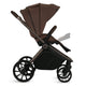 Carucior sport, Lionelo, Mika Plus, Cadru din aluminiu, Copertina XXL, Spatar reglabil in 3 pozitii, Cu accesorii, Pana la 22 kg, 6-48 luni; EN1888-1, EN1888-2 EN1466, Mocha Mousse